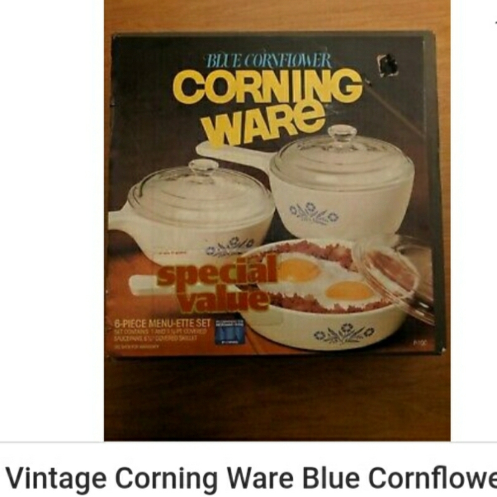 Corning Ware Blue Cornflower